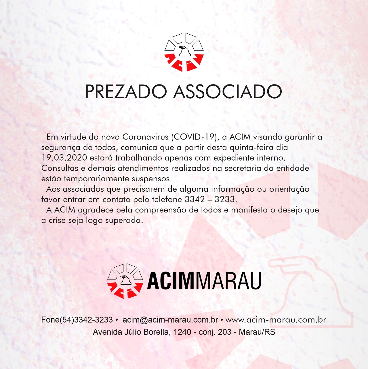 comunicado expediente